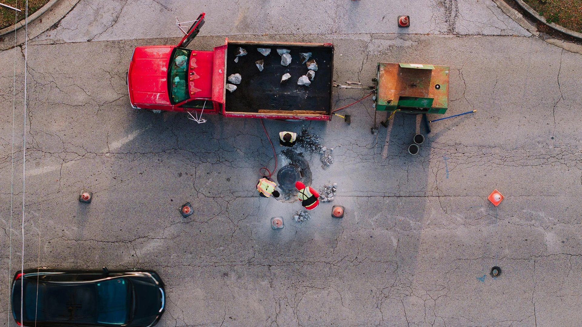 Straßen- und Infrastrukturinstandhaltung
