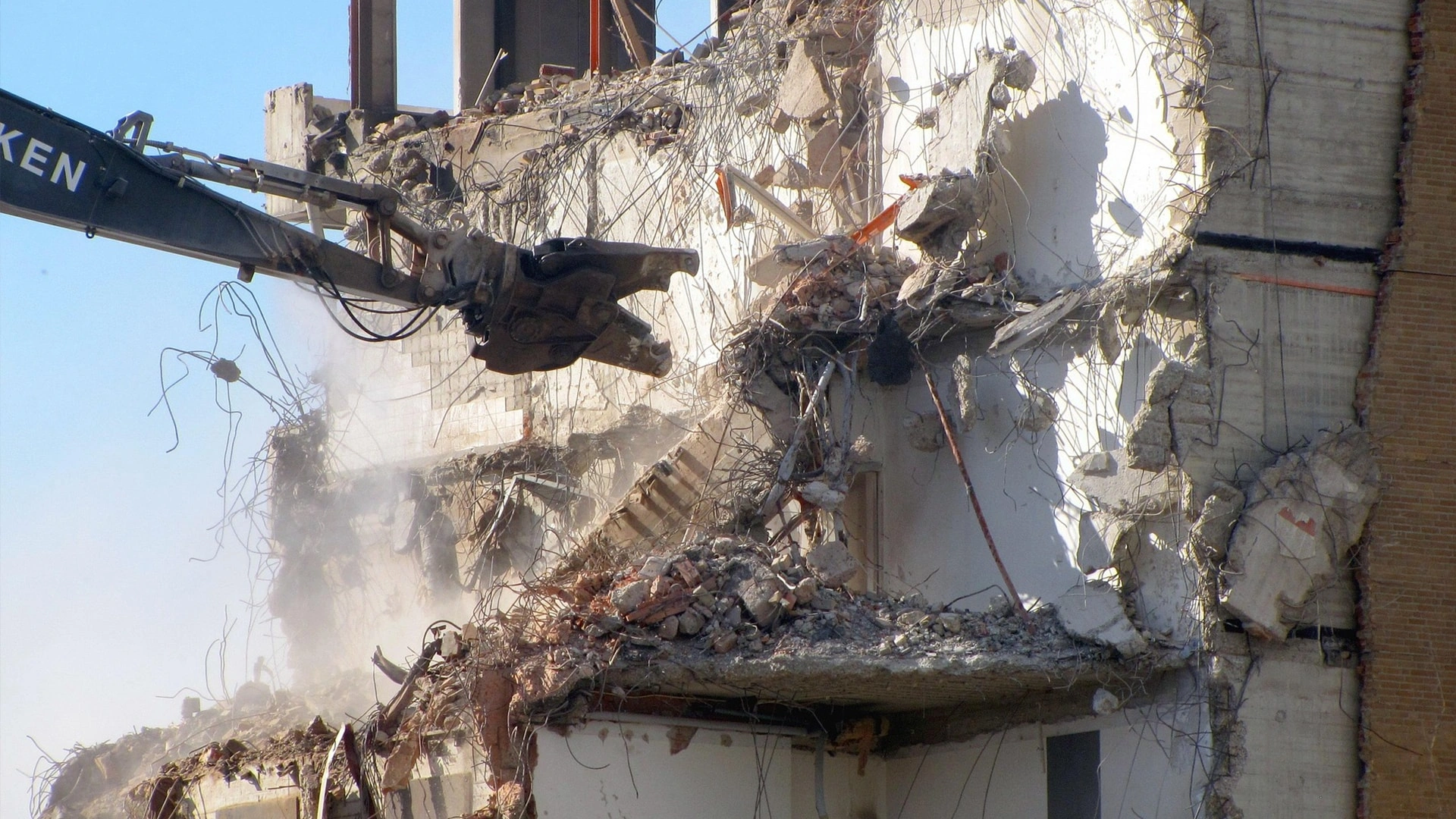 Abriss und Recycling