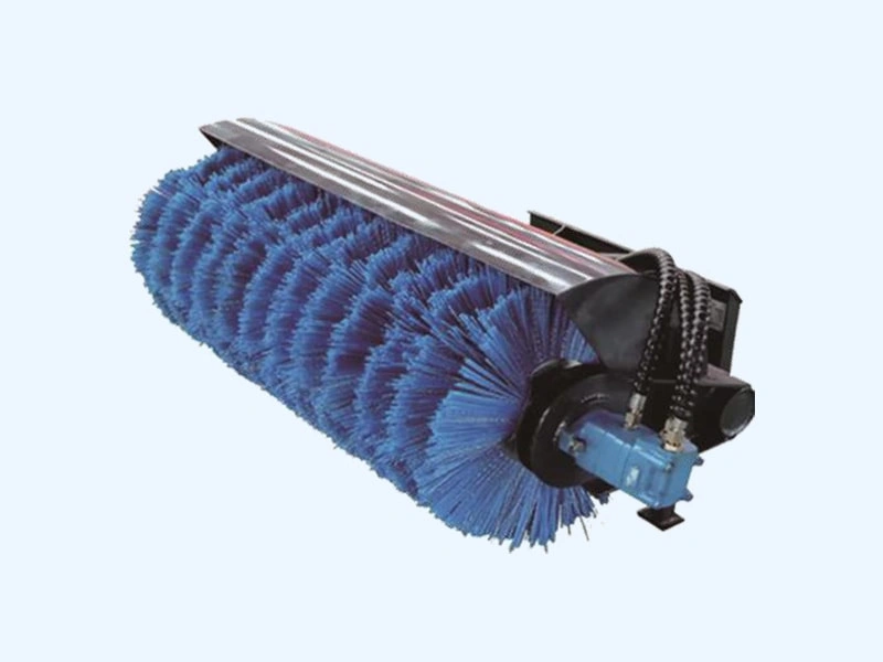 Kehrmaschine / Kompaktlader-Kehrmaschine – Straßen- oder Baustellenreinigung